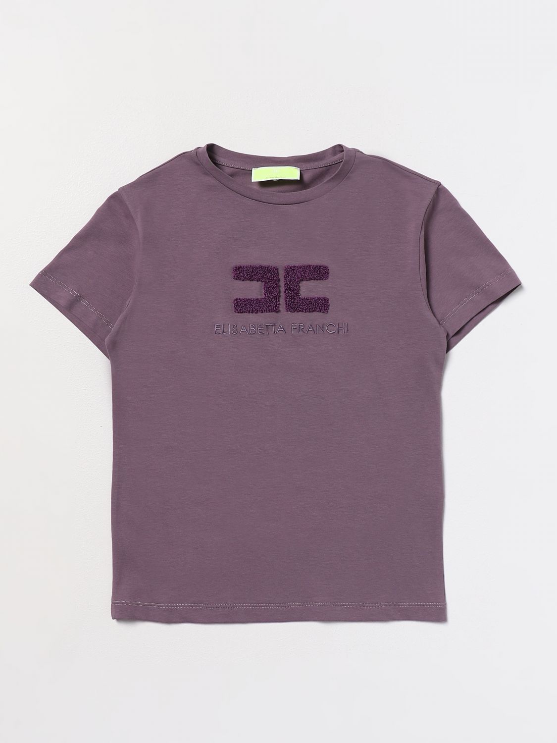 Elisabetta Franchi La Mia Bambina T-Shirt ELISABETTA FRANCHI LA MIA BAMBINA Kids colour Violet