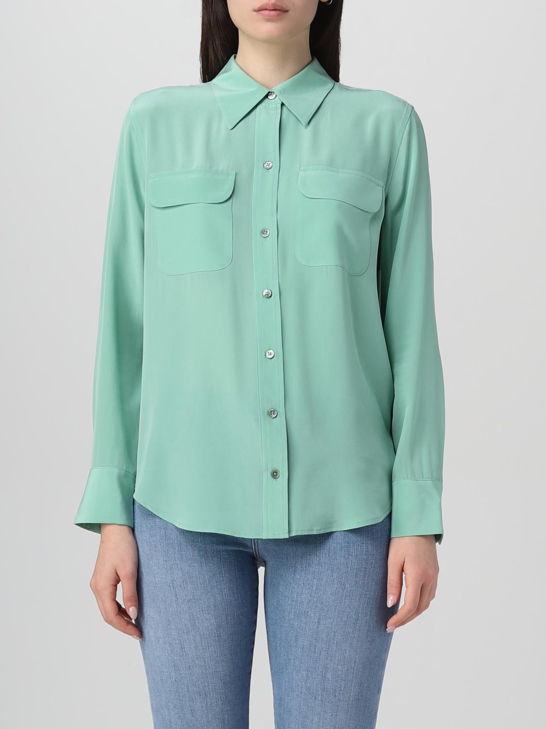 Equipment Shirt EQUIPMENT Woman colour Mint