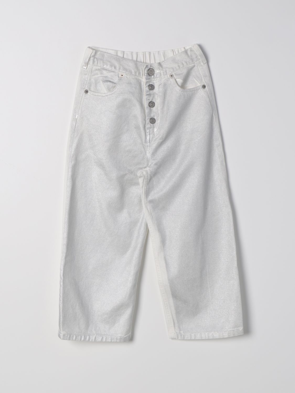 MM6 Maison Margiela Trousers MM6 MAISON MARGIELA Kids colour White