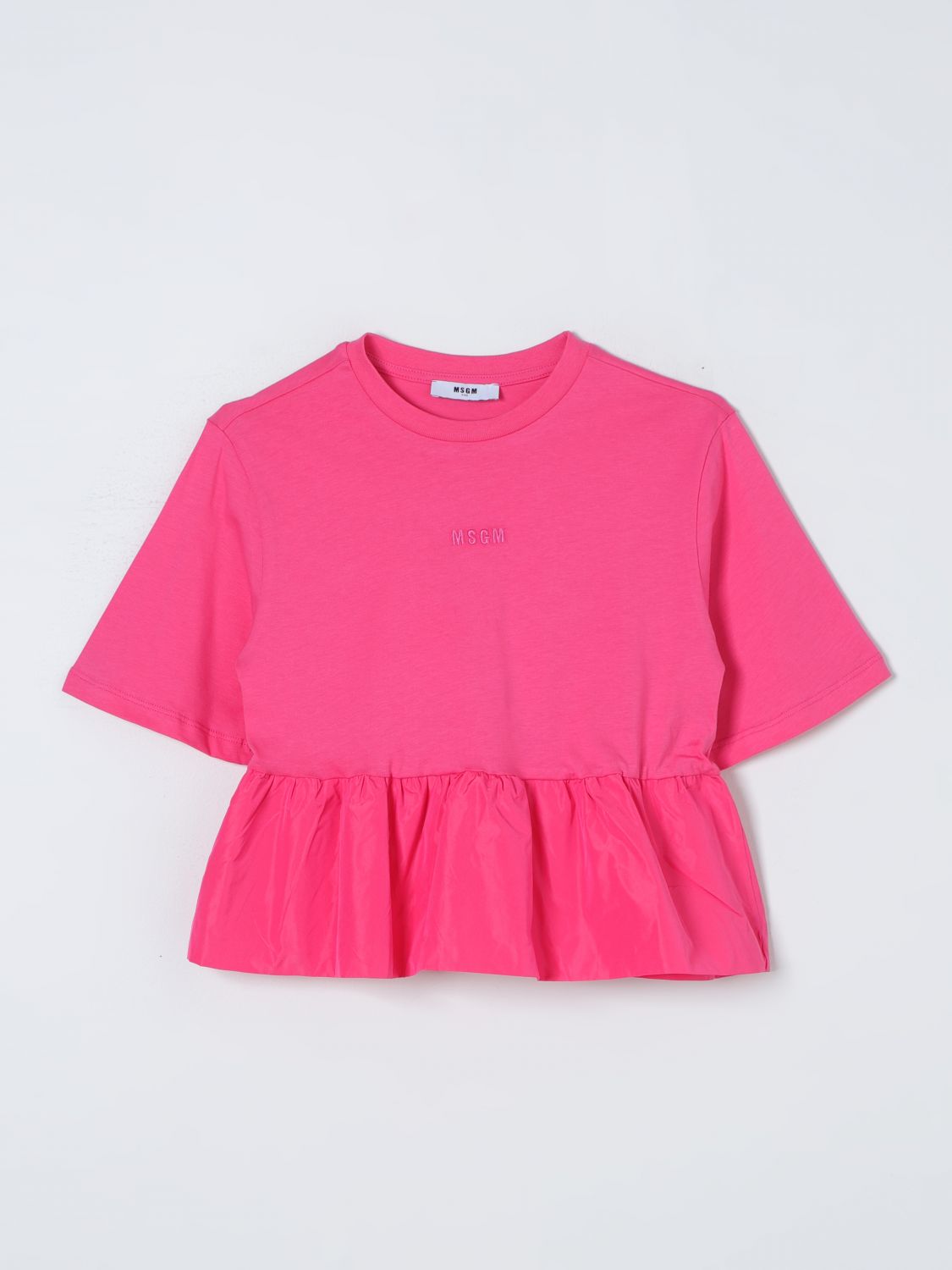 Msgm Kids T-Shirt MSGM KIDS Kids colour Fuchsia