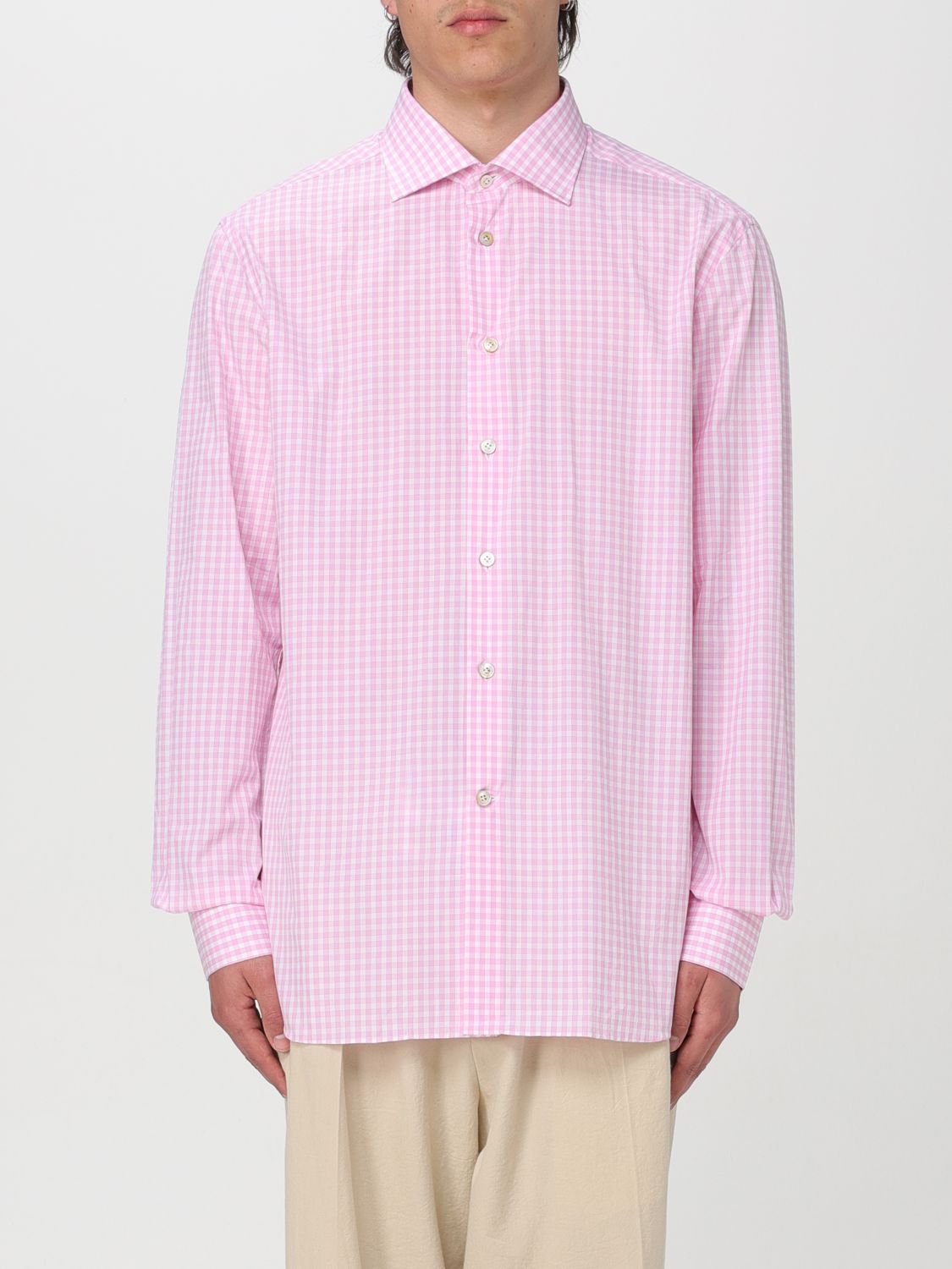 Kiton Shirt KITON Men colour Pink