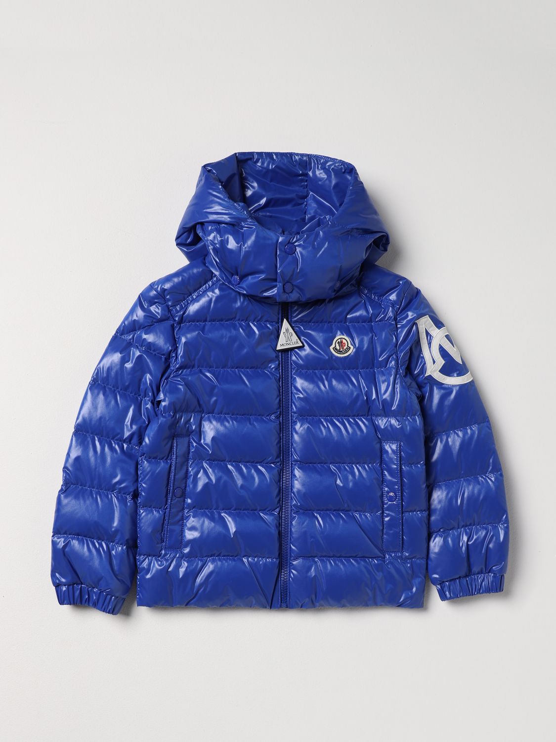 Moncler Jacket MONCLER Kids colour Royal Blue