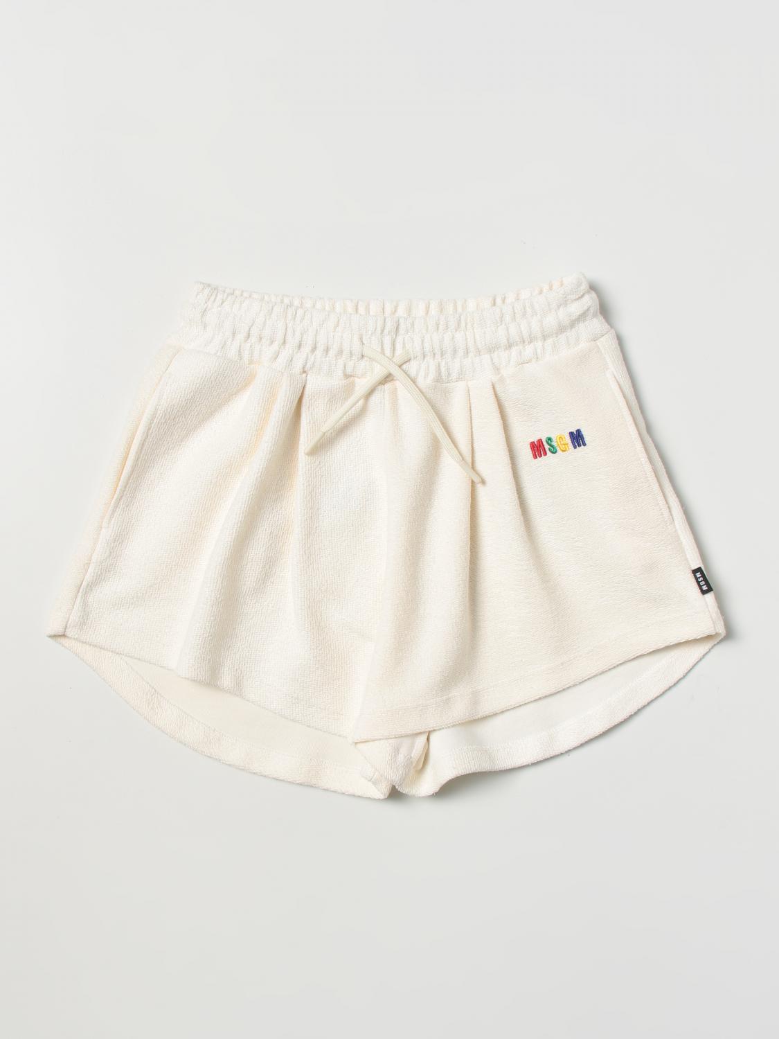 Msgm Kids Short MSGM KIDS Kids colour Beige