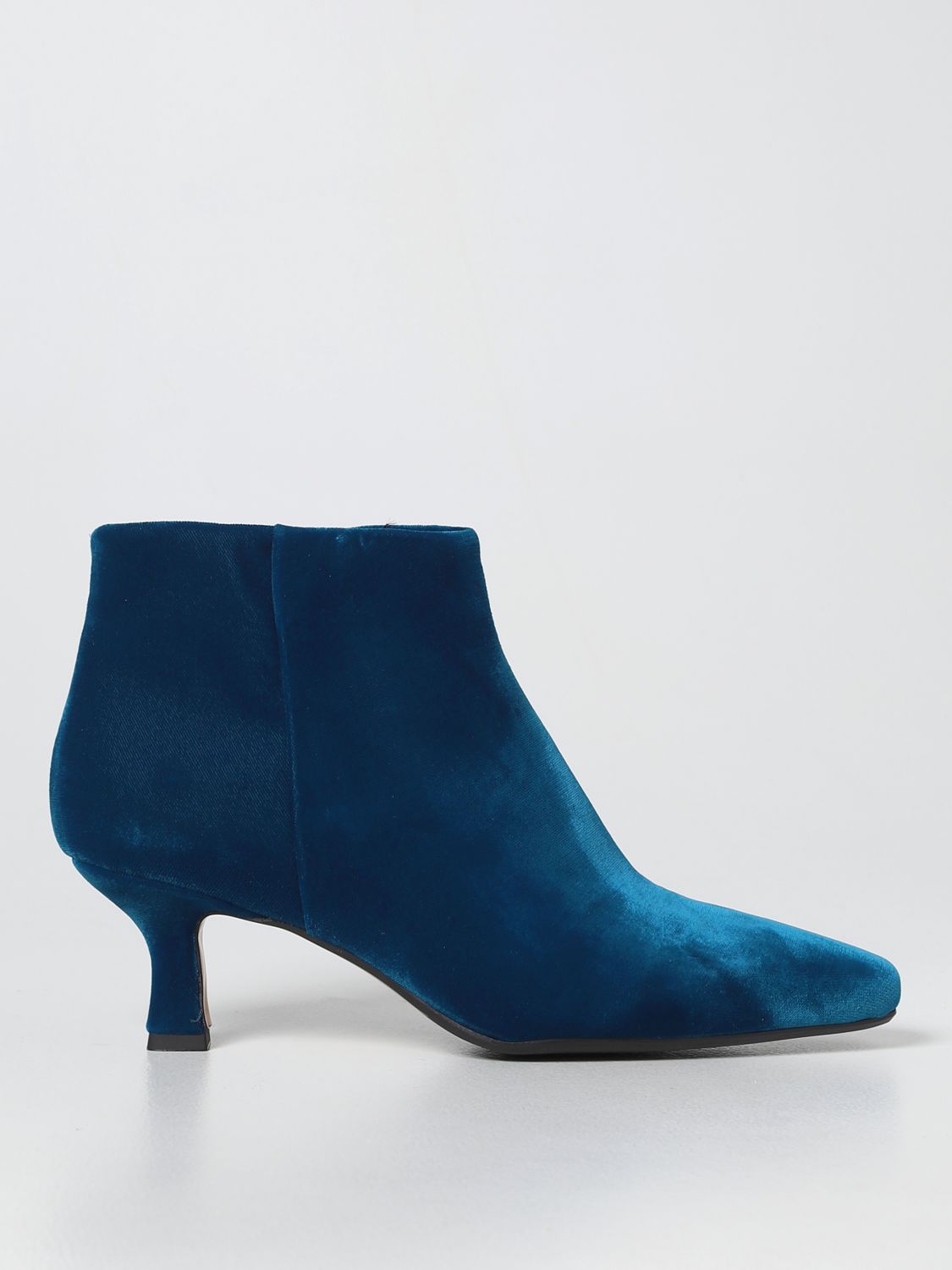 Anna F. Flat Ankle Boots ANNA F. Woman colour Blue