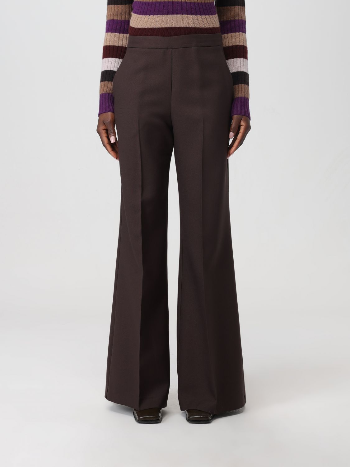 Drumohr Trousers DRUMOHR Woman colour Brown