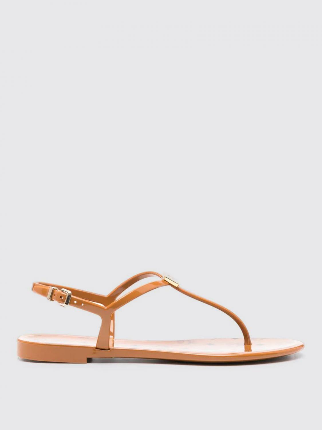 Mcm Flat Sandals MCM Woman color Camel