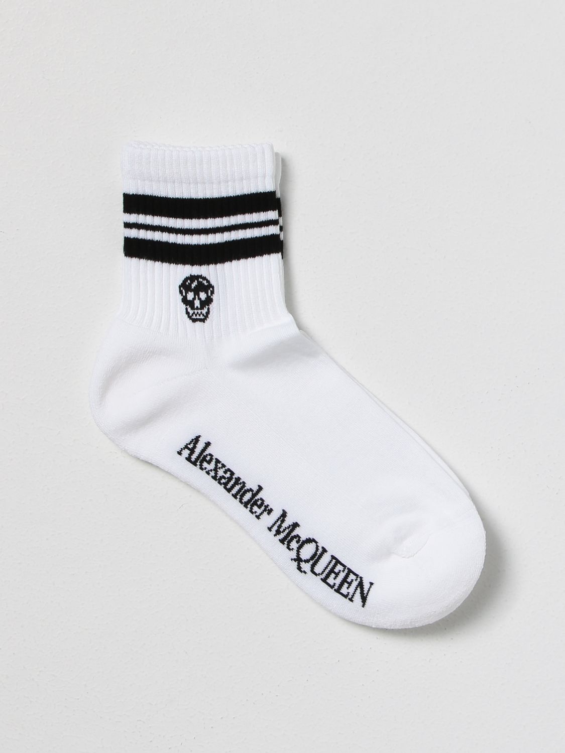 Alexander McQueen Socks ALEXANDER MCQUEEN Woman colour Black