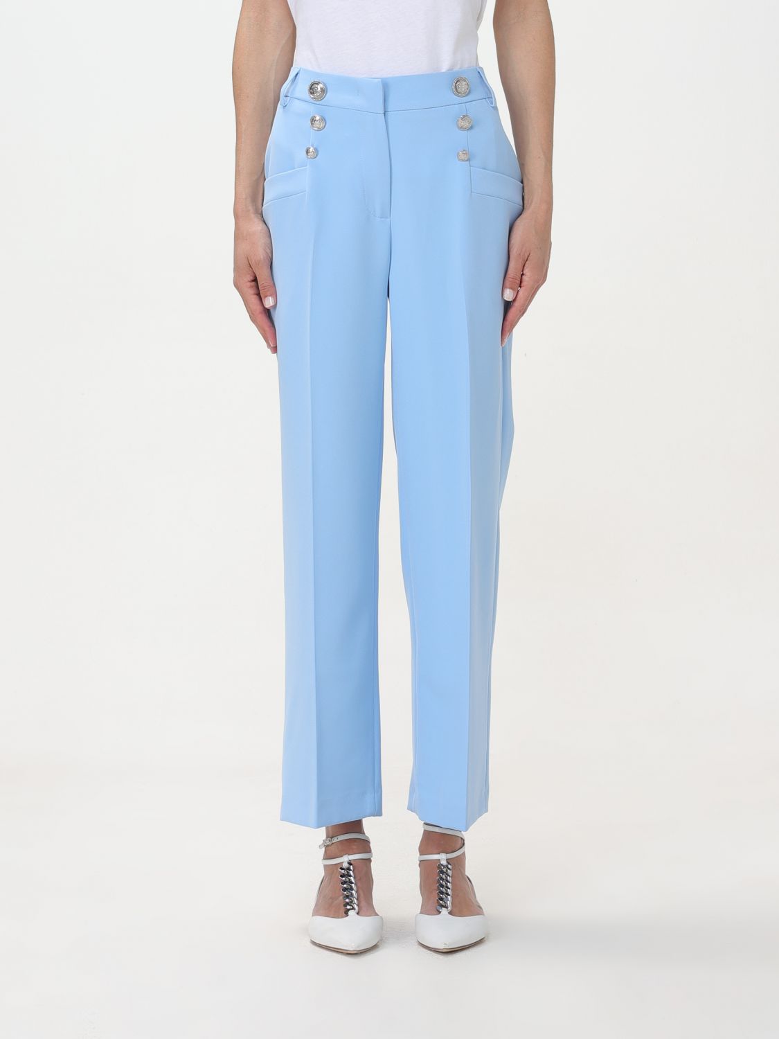 Liu Jo Trousers LIU JO Woman colour Sky Blue