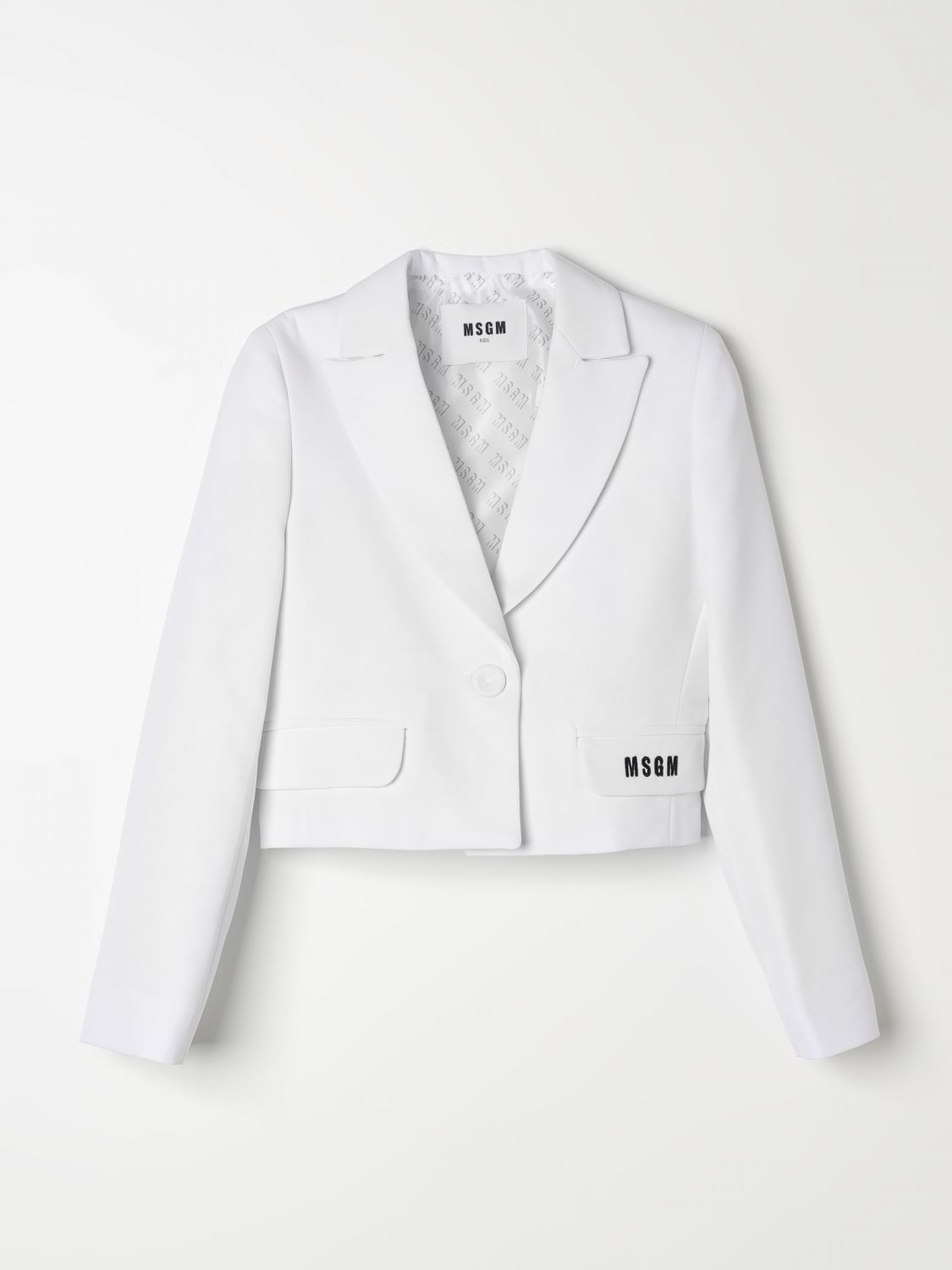 Msgm Kids Blazer MSGM KIDS Kids colour White