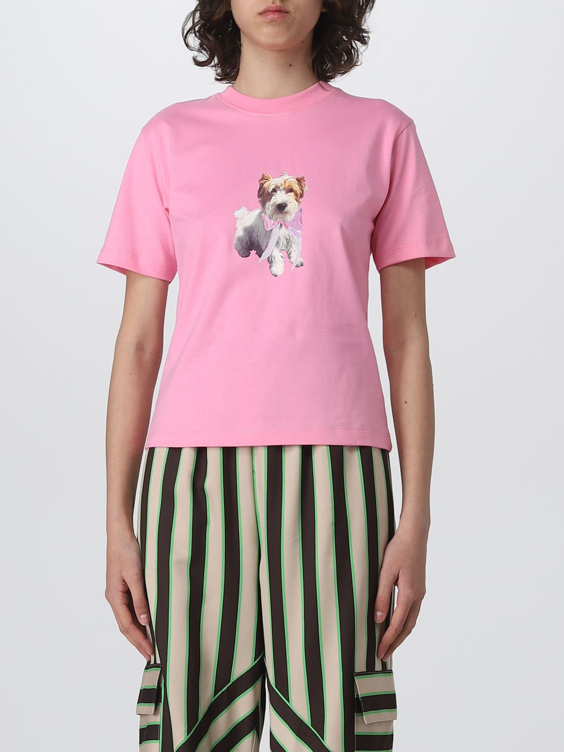 Msgm T-Shirt MSGM Woman colour Pink