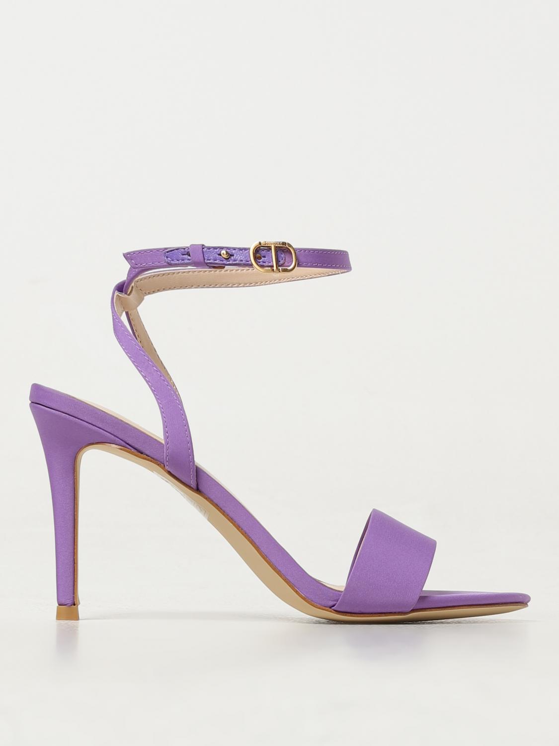 Twinset Heeled Sandals TWINSET Woman color Violet