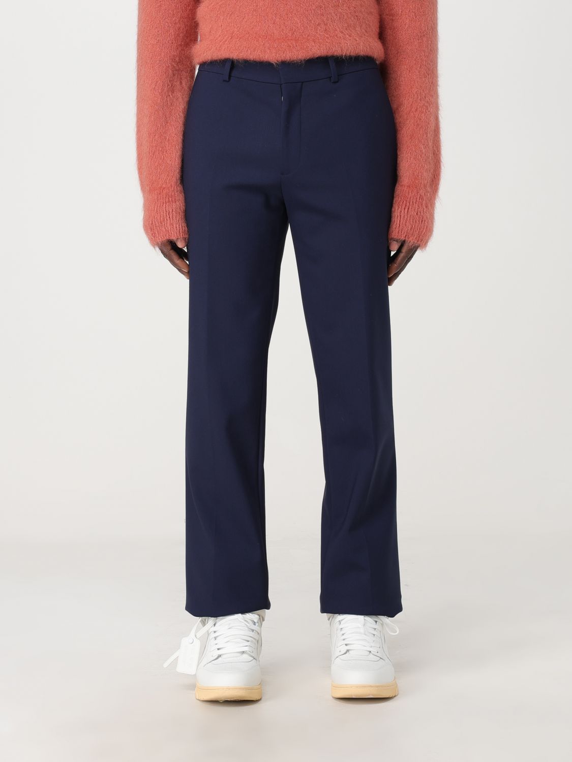 OFF-WHITE Trousers OFF-WHITE Men colour Denim