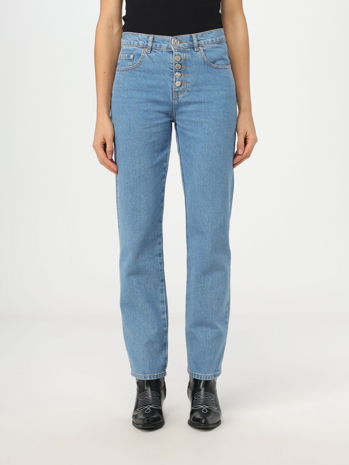 Moschino Jeans Jeans MOSCHINO JEANS Woman colour Denim