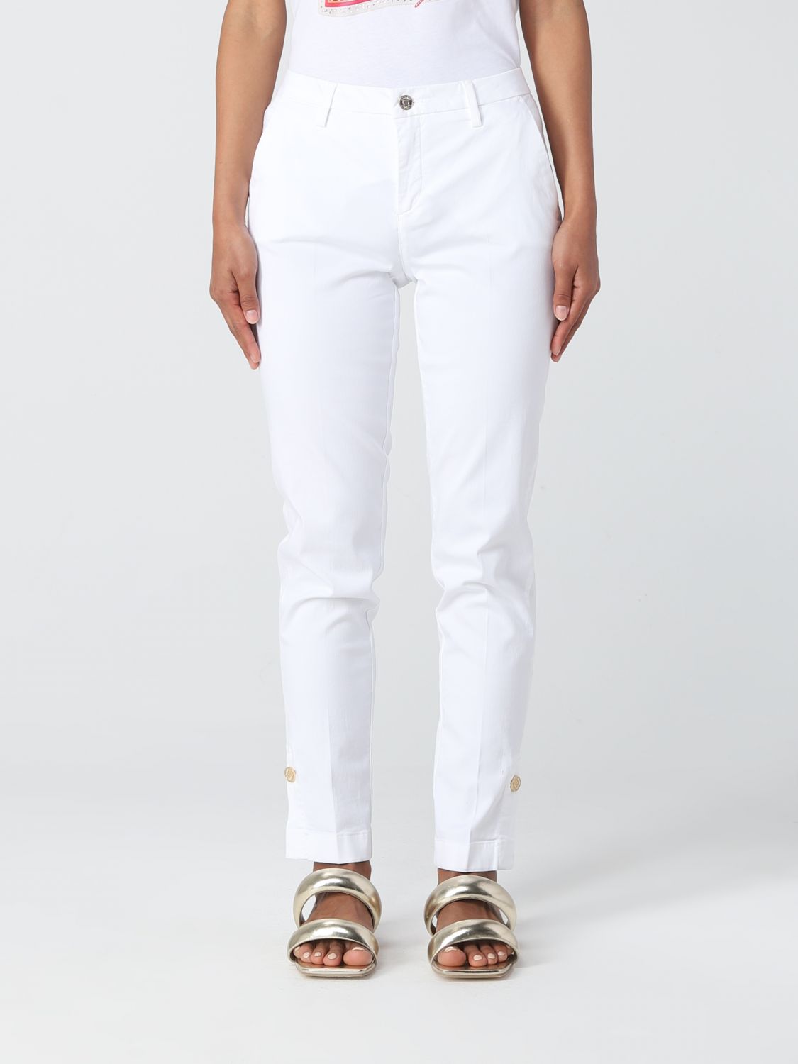 Liu Jo Trousers LIU JO Woman colour White