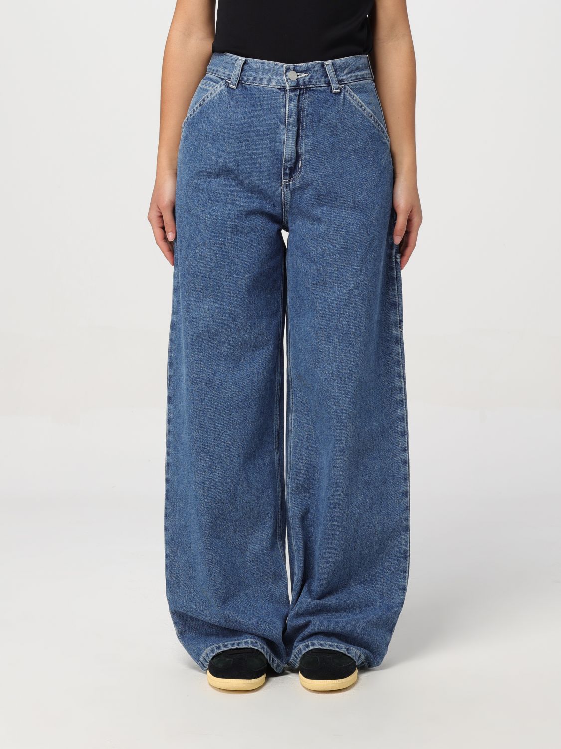 Carhartt WIP Trousers CARHARTT WIP Woman colour Blue