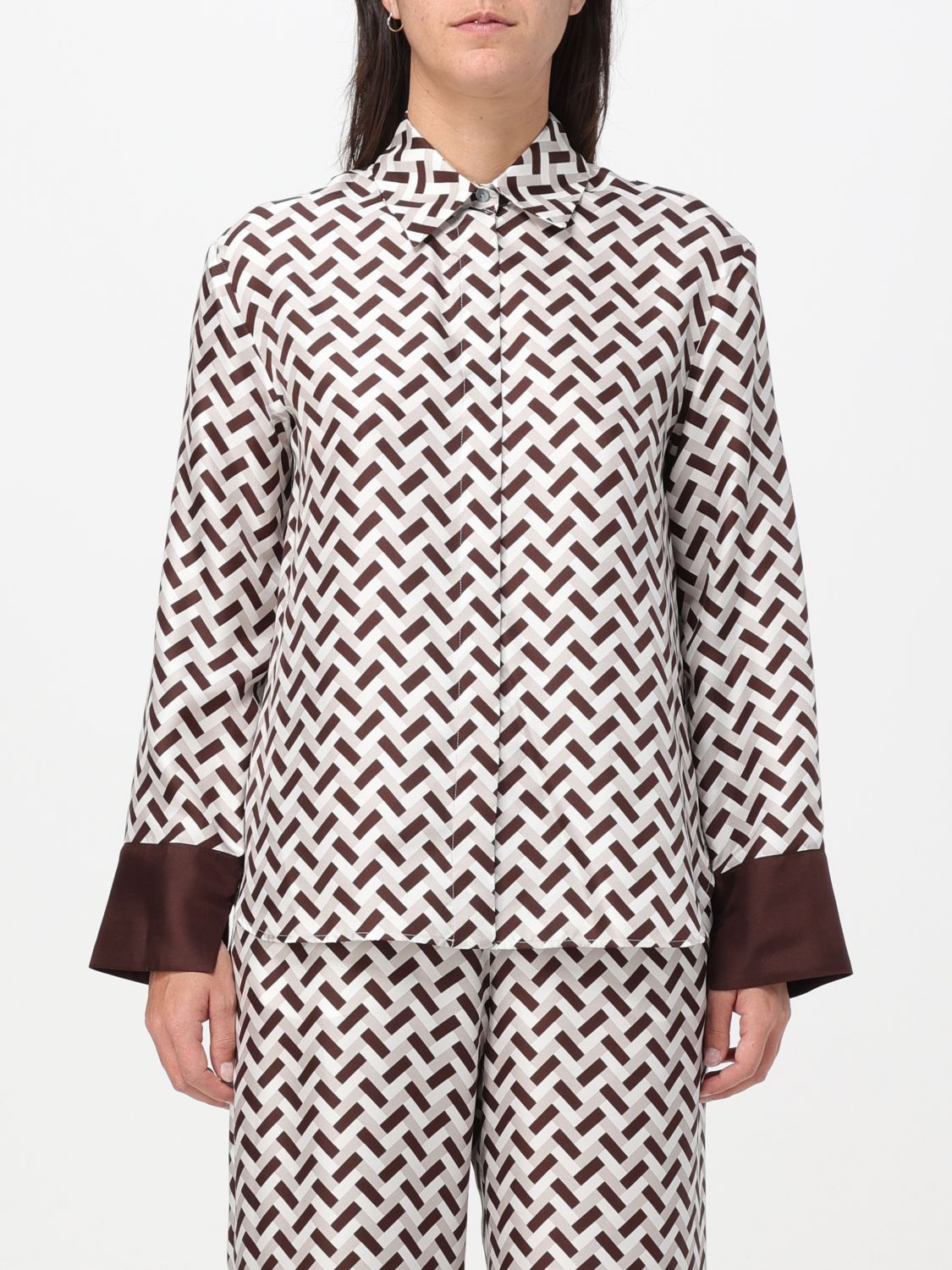 Max Mara Leisure Shirt MAX MARA LEISURE Woman colour Brown