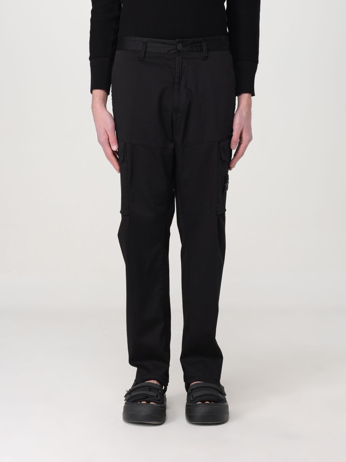 Stone Island Trousers STONE ISLAND Men colour Black