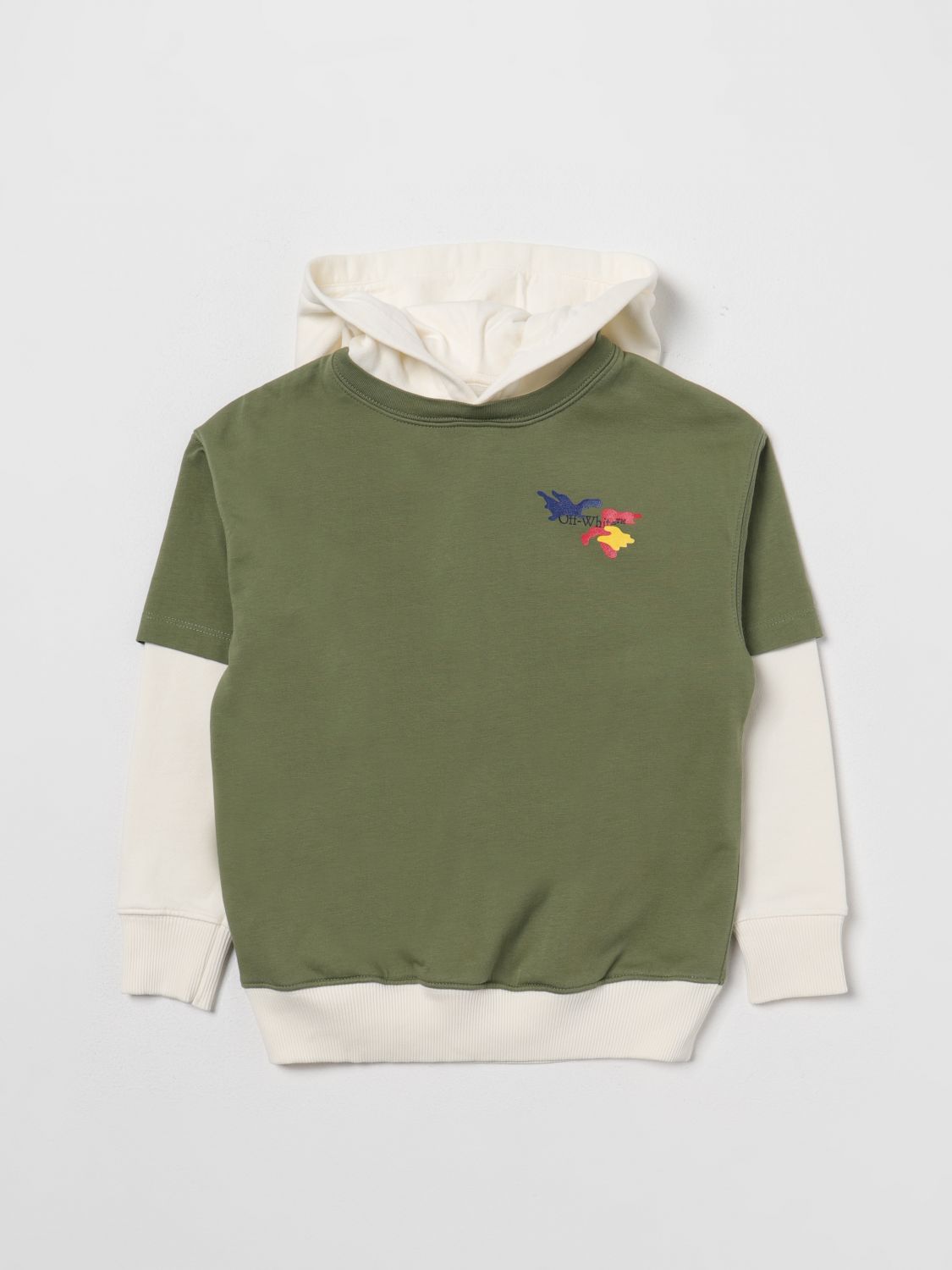 OFF-WHITE Jumper OFF-WHITE Kids colour Green