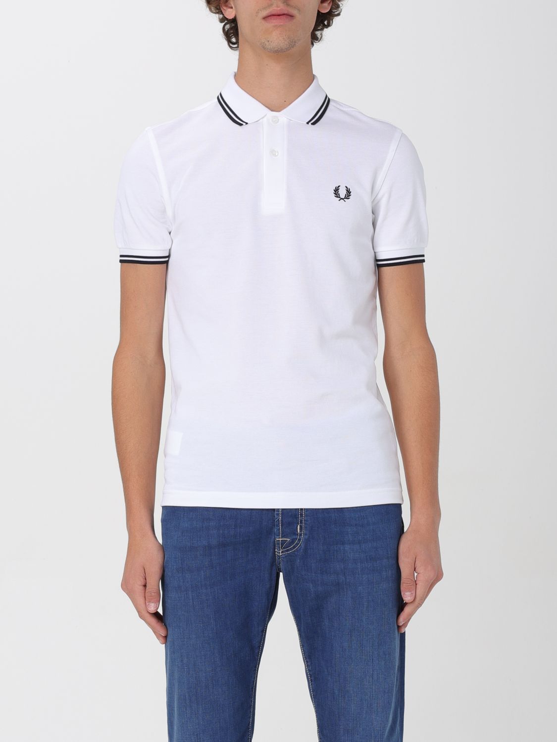 Fred Perry Polo Shirt FRED PERRY Men colour White 2