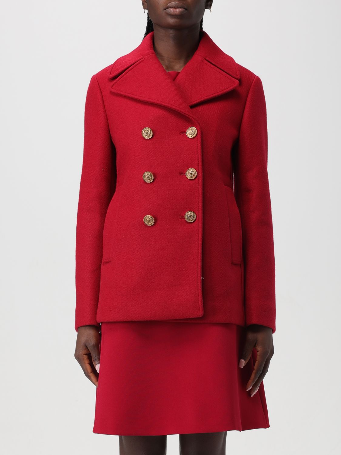 Red Valentino Coat RED VALENTINO Woman colour Red