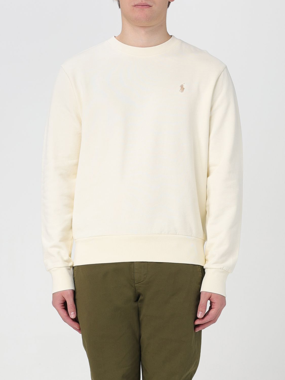 Polo Ralph Lauren Sweatshirt POLO RALPH LAUREN Men colour Yellow Cream