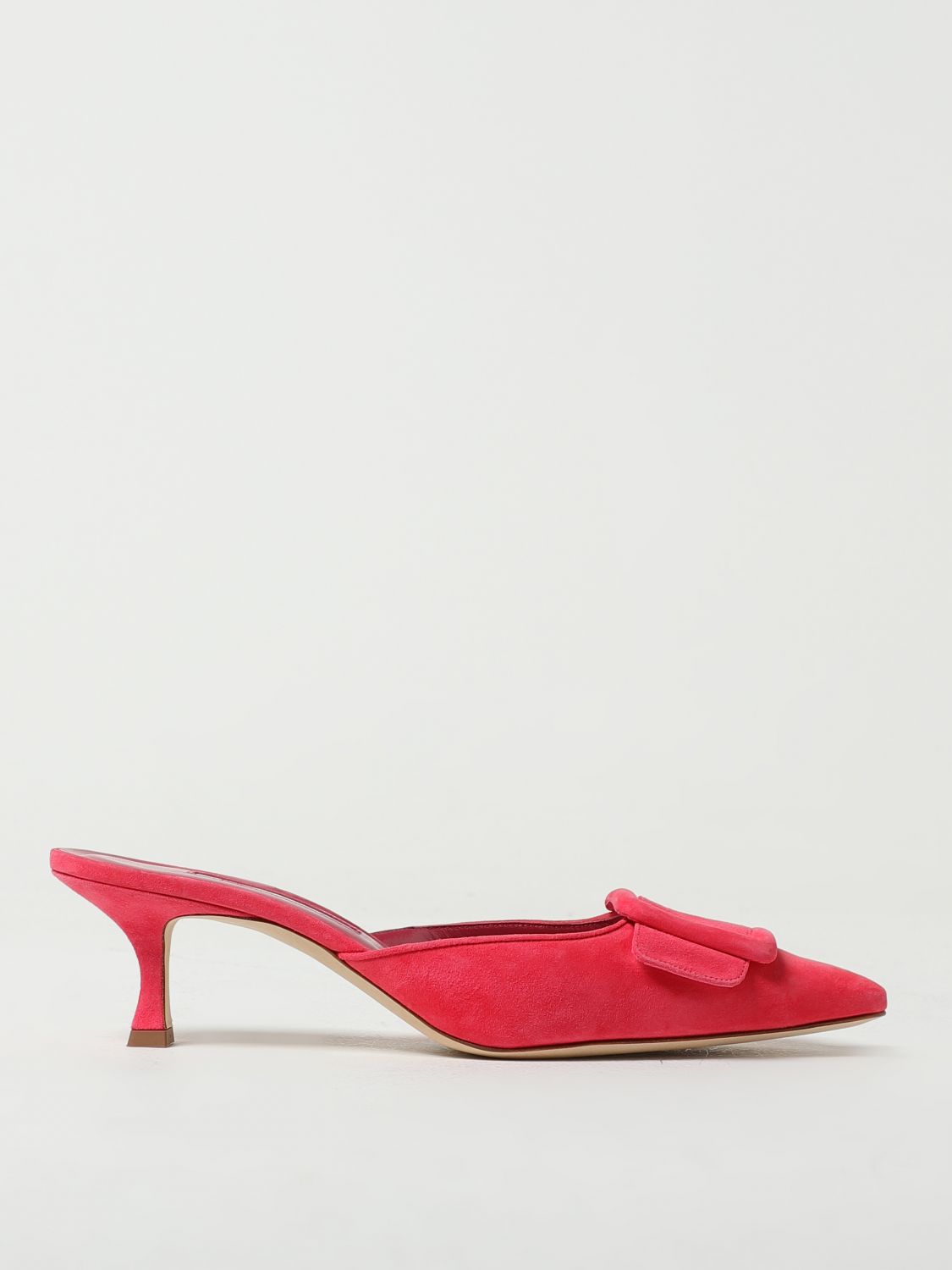 Manolo Blahnik High Heel Shoes MANOLO BLAHNIK Woman colour Strawberry