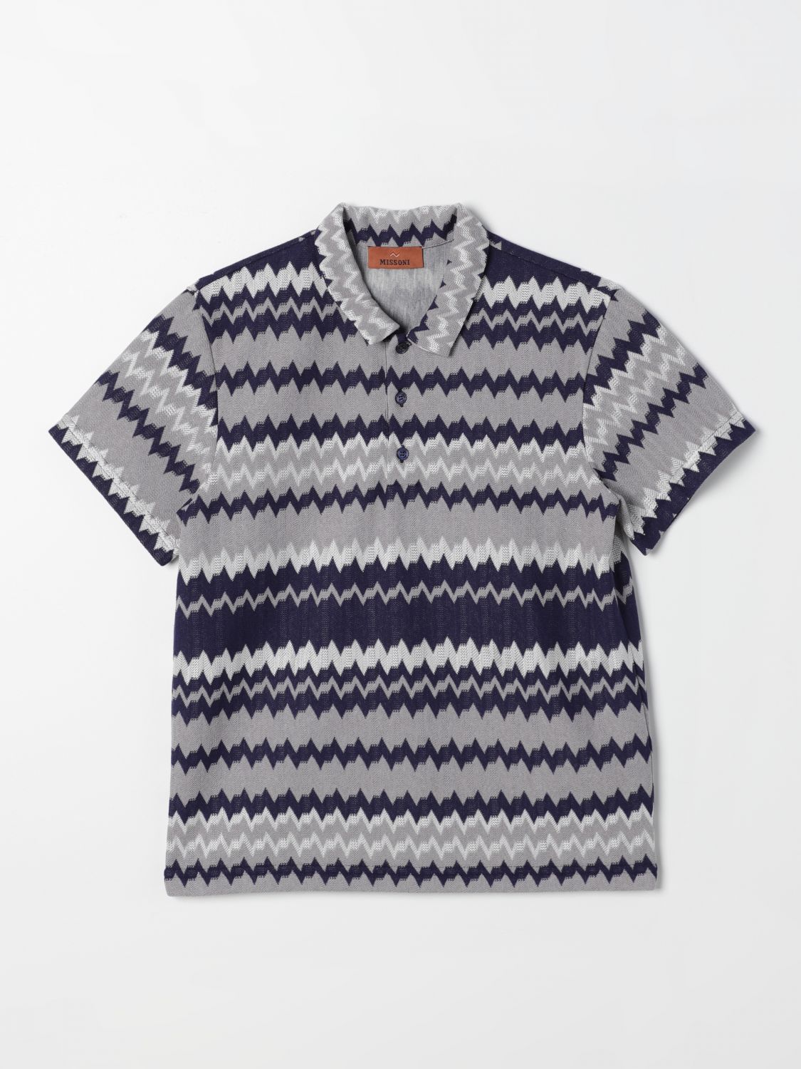 Missoni Polo Shirt MISSONI Kids colour Grey