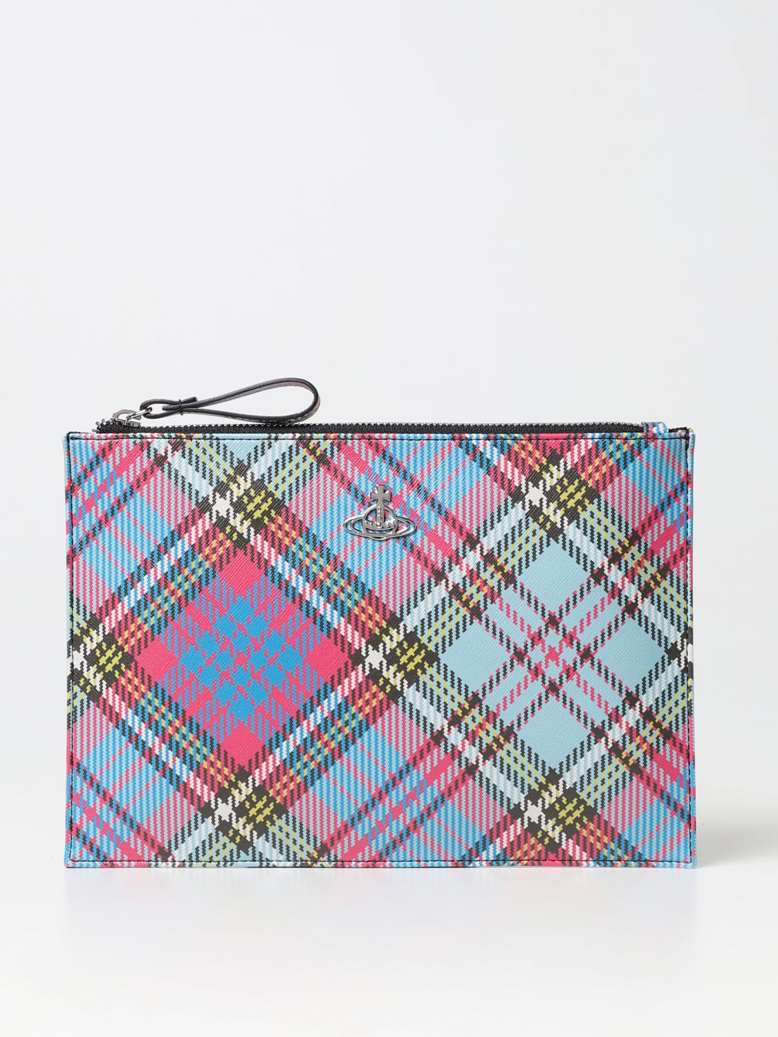 Vivienne Westwood Clutch VIVIENNE WESTWOOD Woman colour Blue