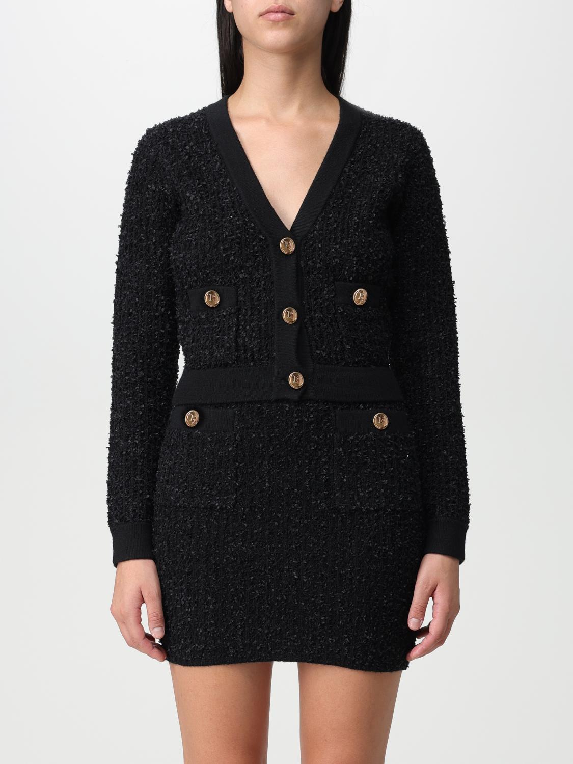 Elisabetta Franchi Cardigan ELISABETTA FRANCHI Woman colour Black