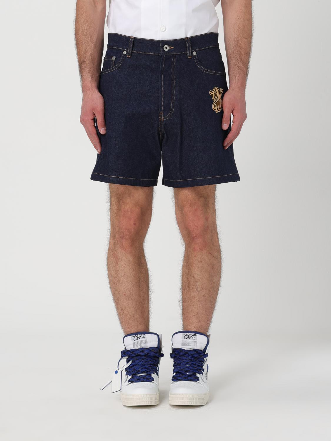 OFF-WHITE Short OFF-WHITE Men colour Blue