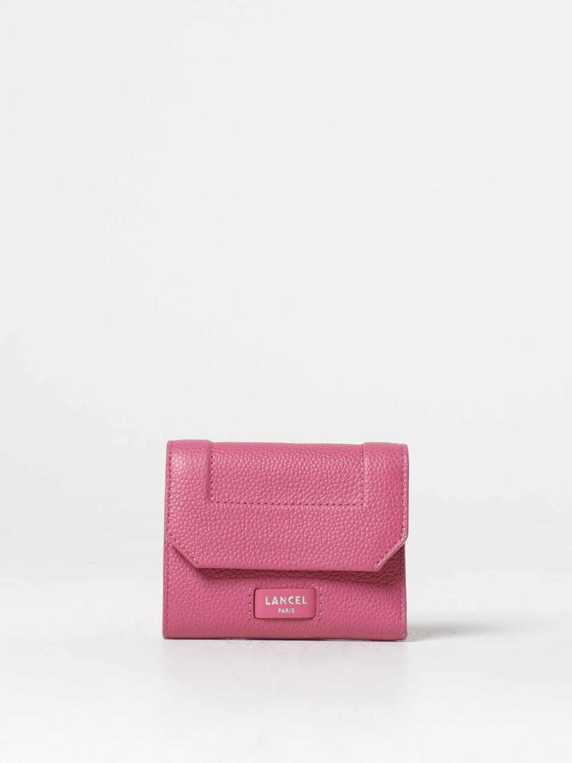 Lancel Wallet LANCEL Woman colour Pink