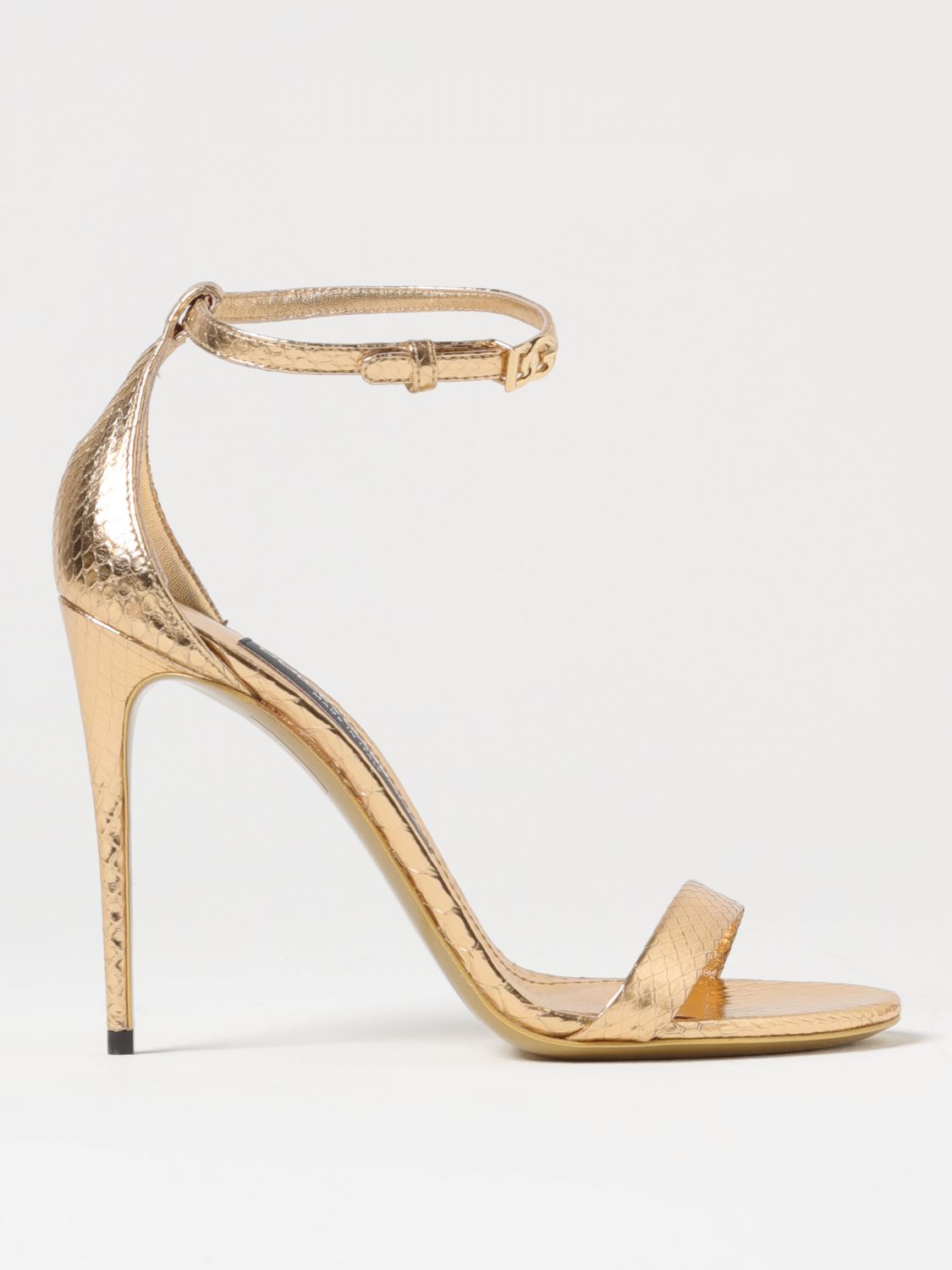 Dolce & Gabbana Heeled Sandals DOLCE & GABBANA Woman colour Gold