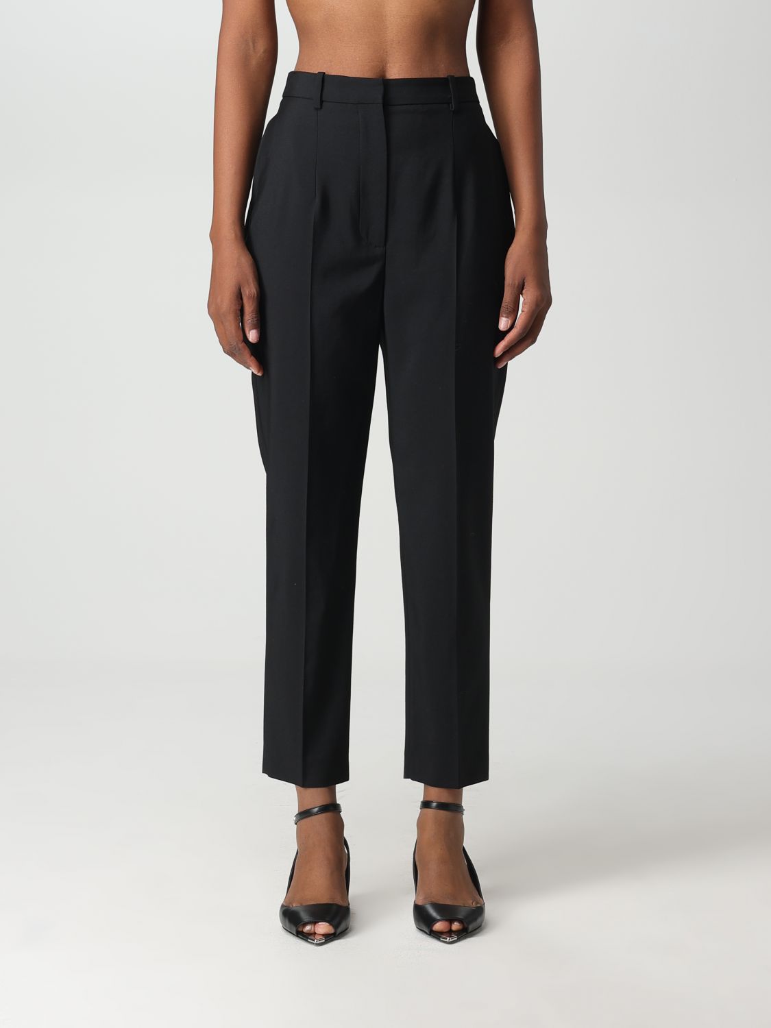 Alexander McQueen Trousers ALEXANDER MCQUEEN Woman colour Black