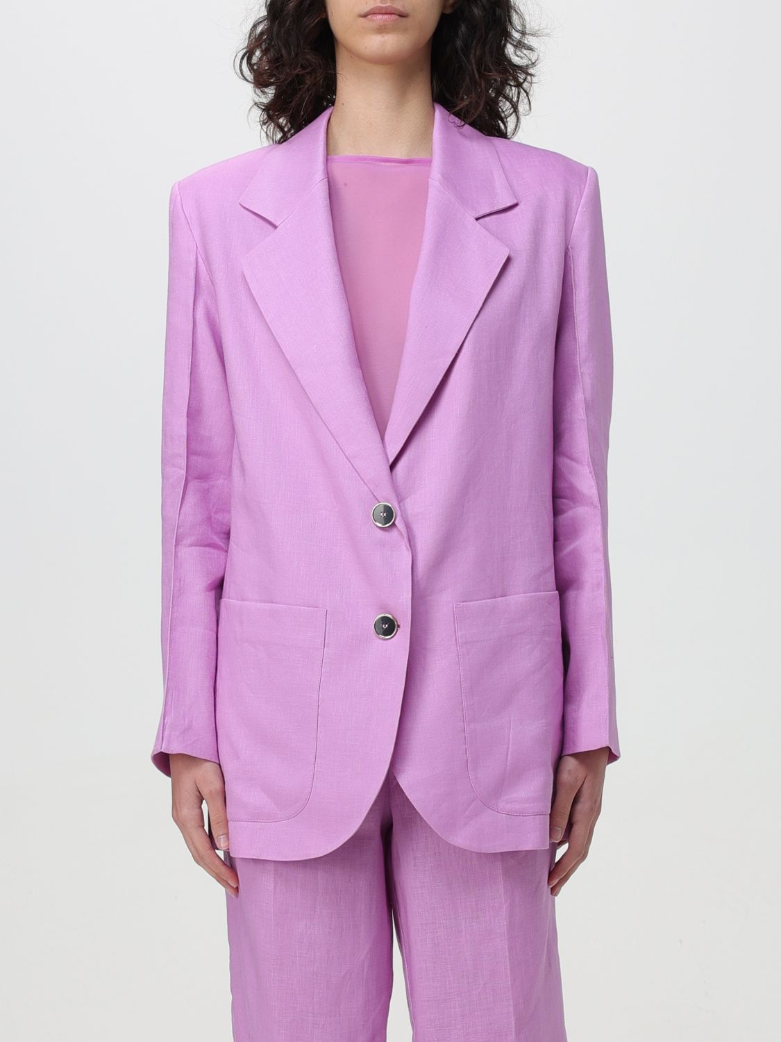 Simona Corsellini Blazer SIMONA CORSELLINI Woman colour Pink