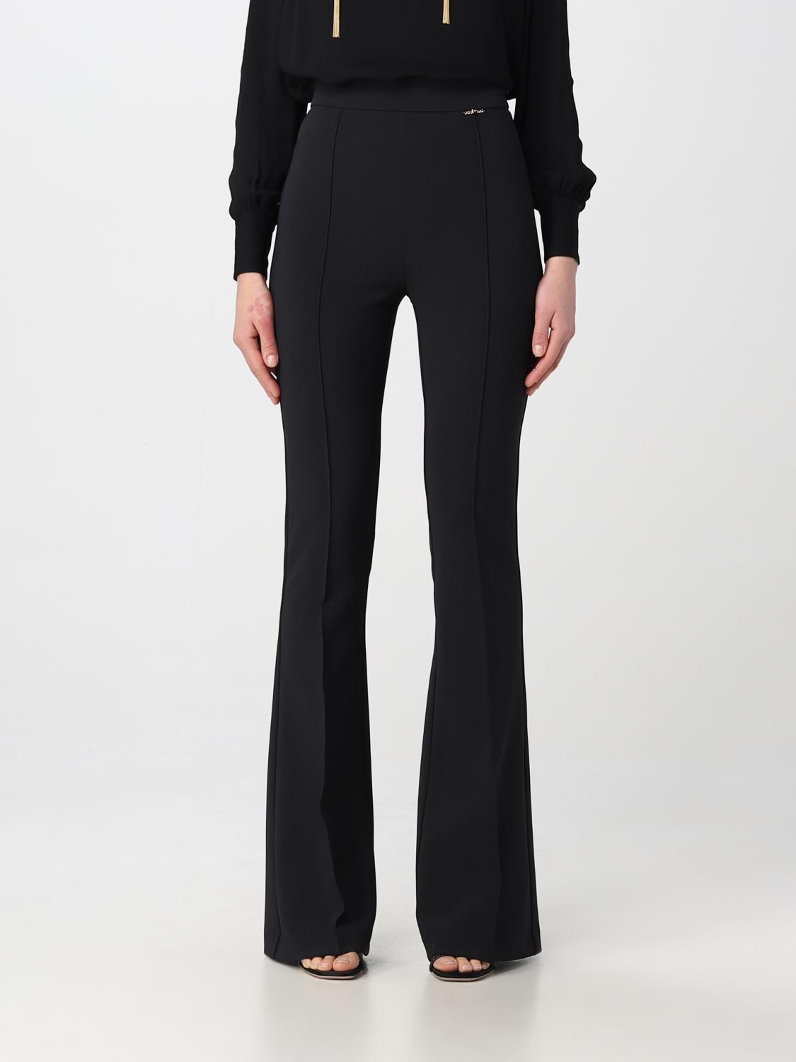 Elisabetta Franchi Trousers ELISABETTA FRANCHI Woman colour Black