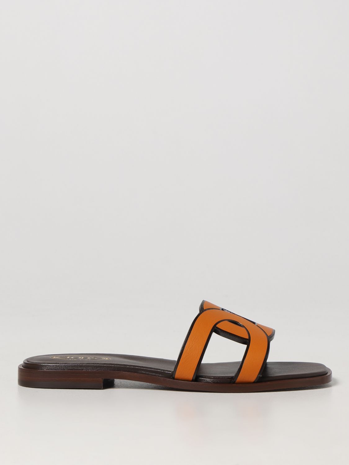 Tod's Flat Sandals TOD'S Woman color Orange