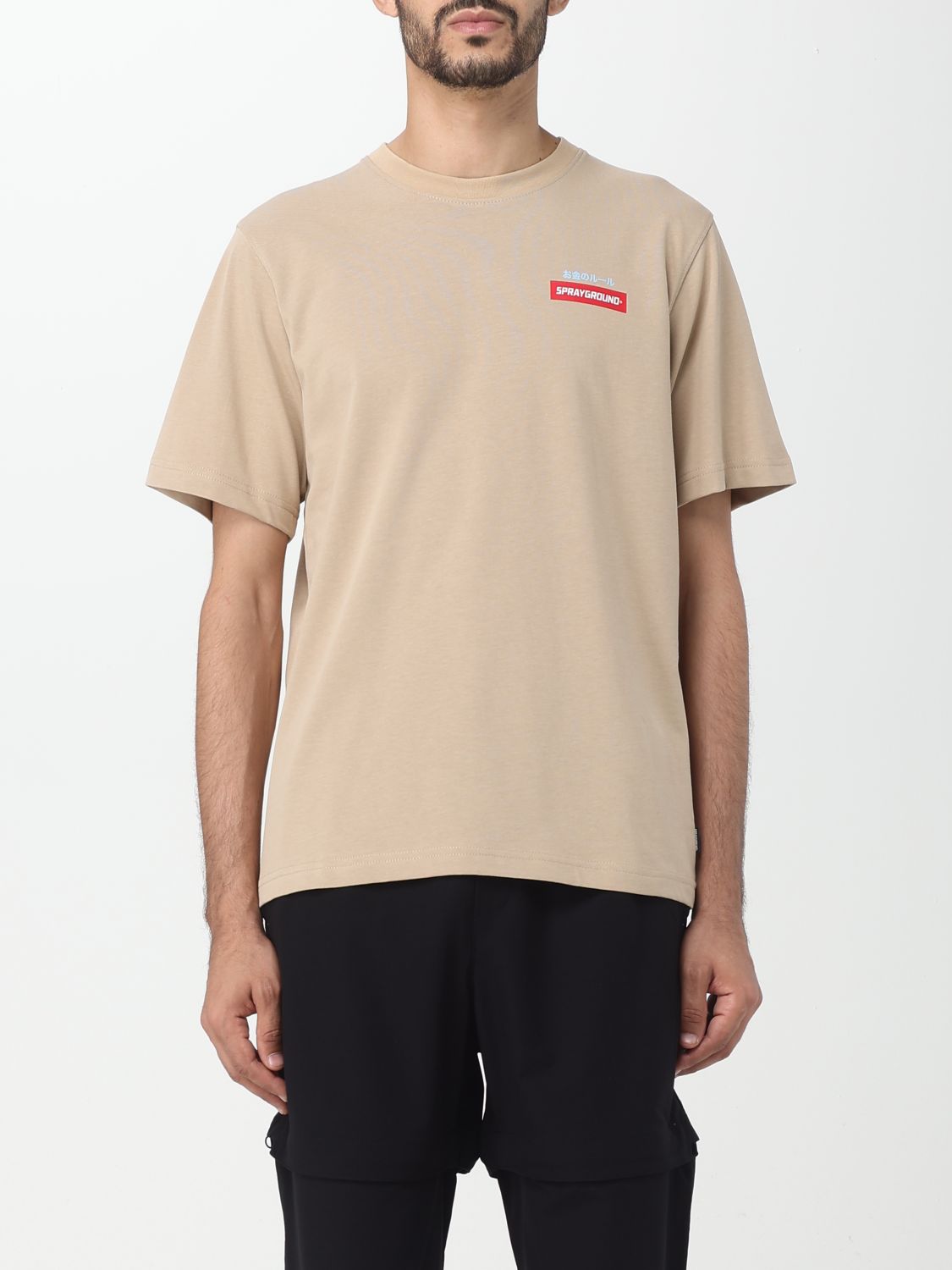 Sprayground T-Shirt SPRAYGROUND Men colour Beige