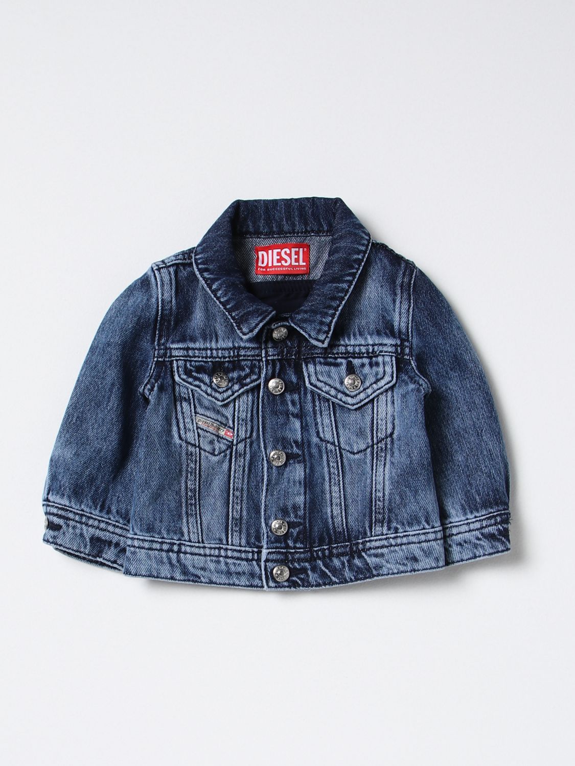 Diesel Jacket DIESEL Kids colour Denim