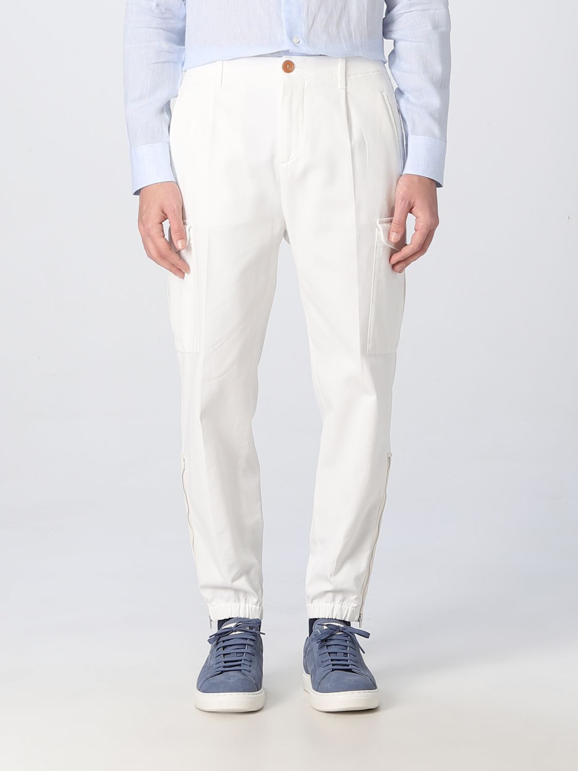 Brunello Cucinelli Trousers BRUNELLO CUCINELLI Men colour White