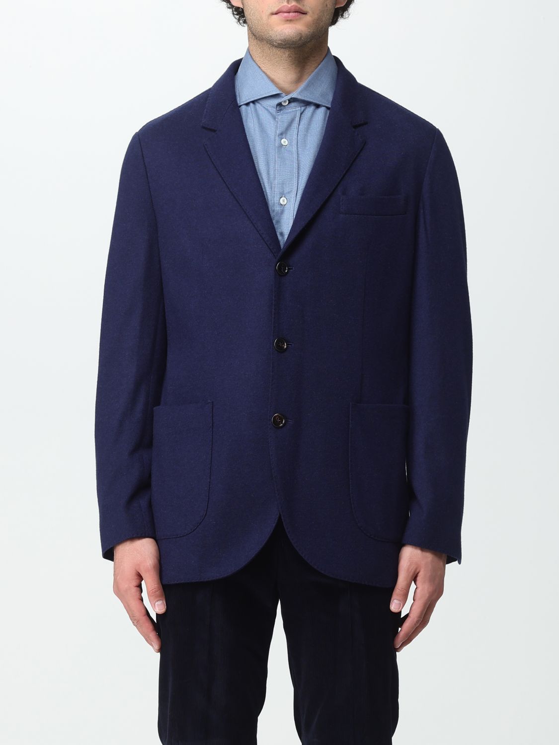 Brunello Cucinelli Blazer BRUNELLO CUCINELLI Men colour Blue