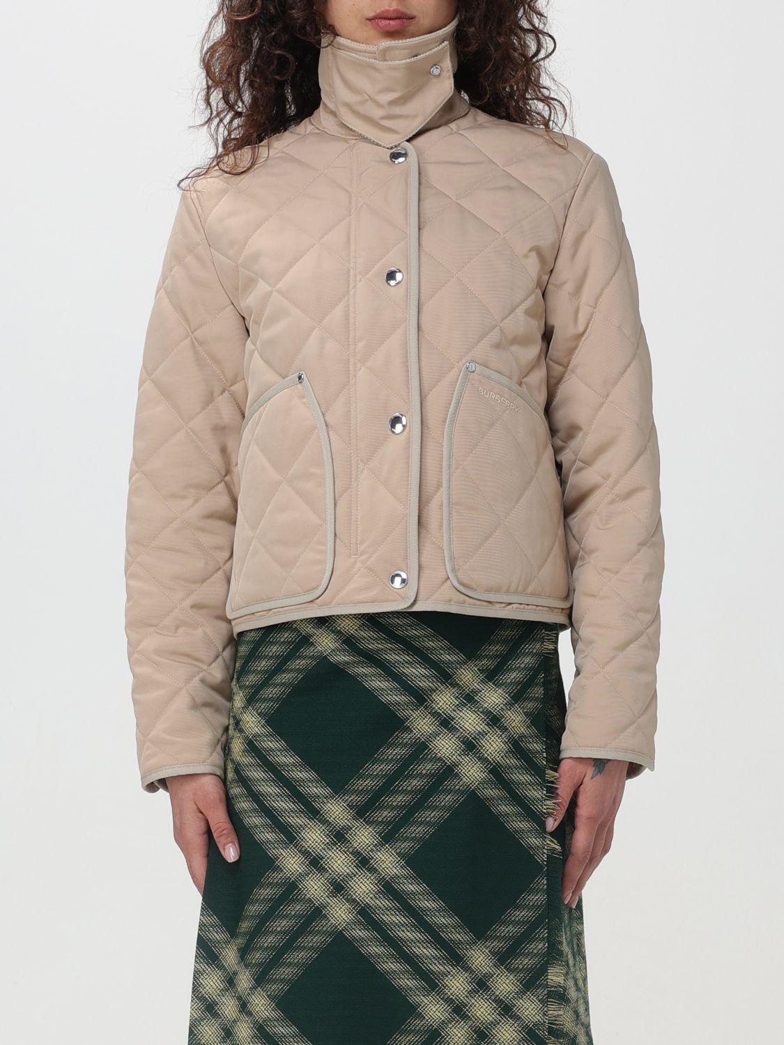 Burberry Jacket BURBERRY Woman colour Beige