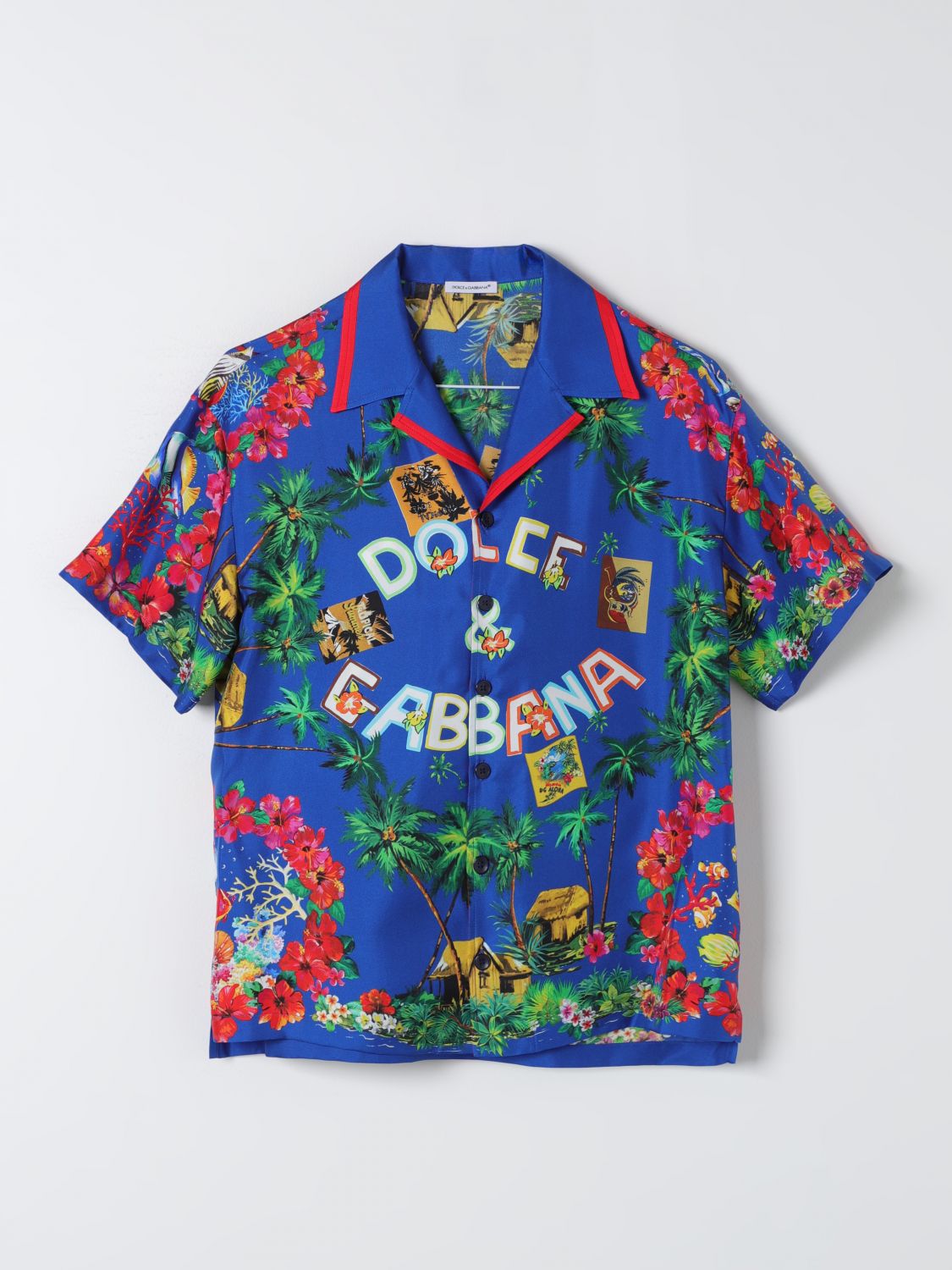 Dolce & Gabbana Shirt DOLCE & GABBANA Kids colour Blue