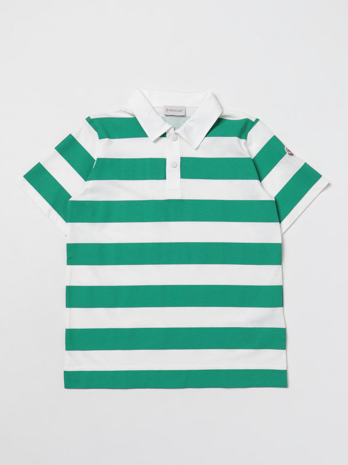 Moncler Polo Shirt MONCLER Kids colour Green