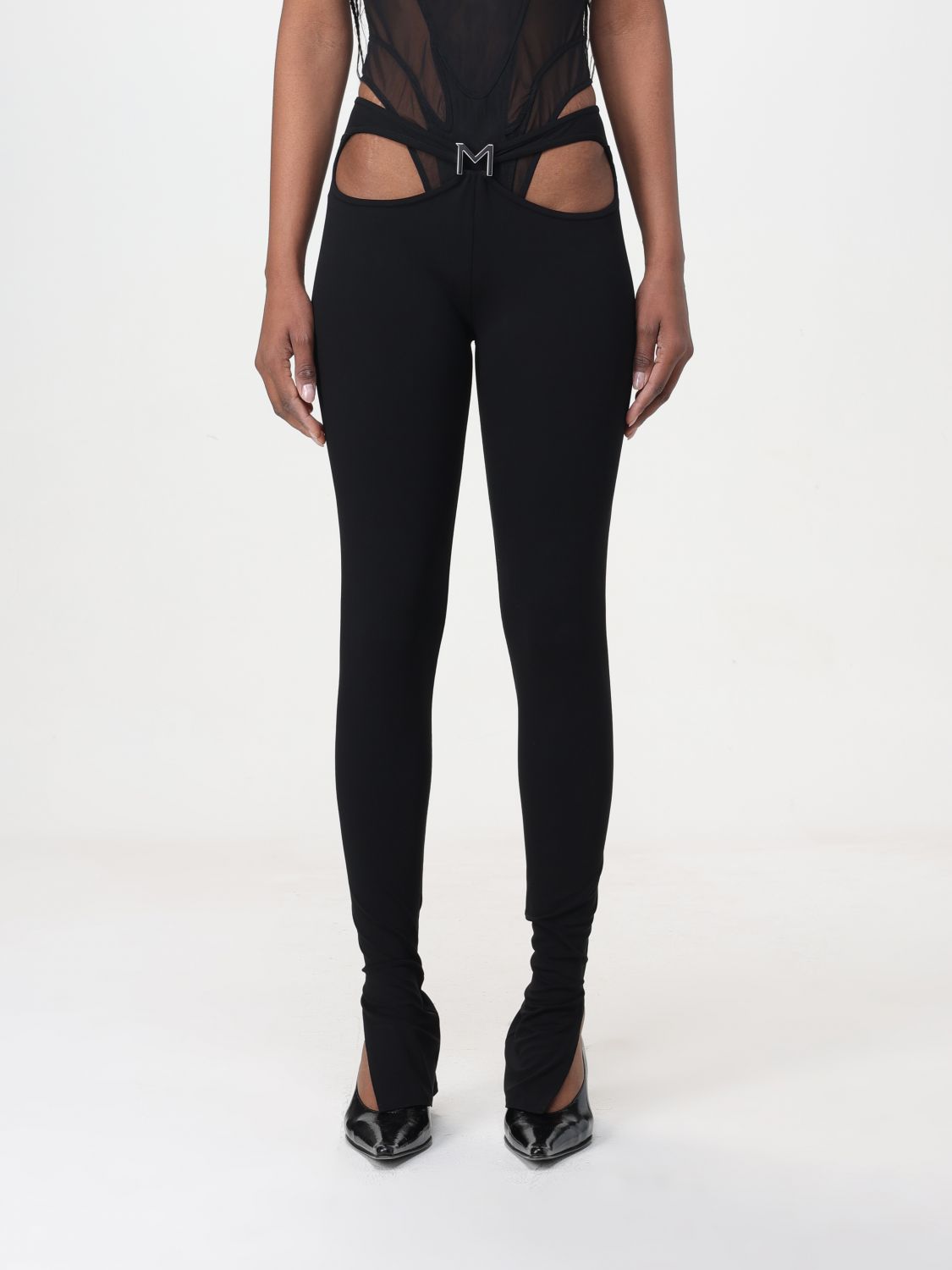 Mugler Trousers MUGLER Woman colour Black