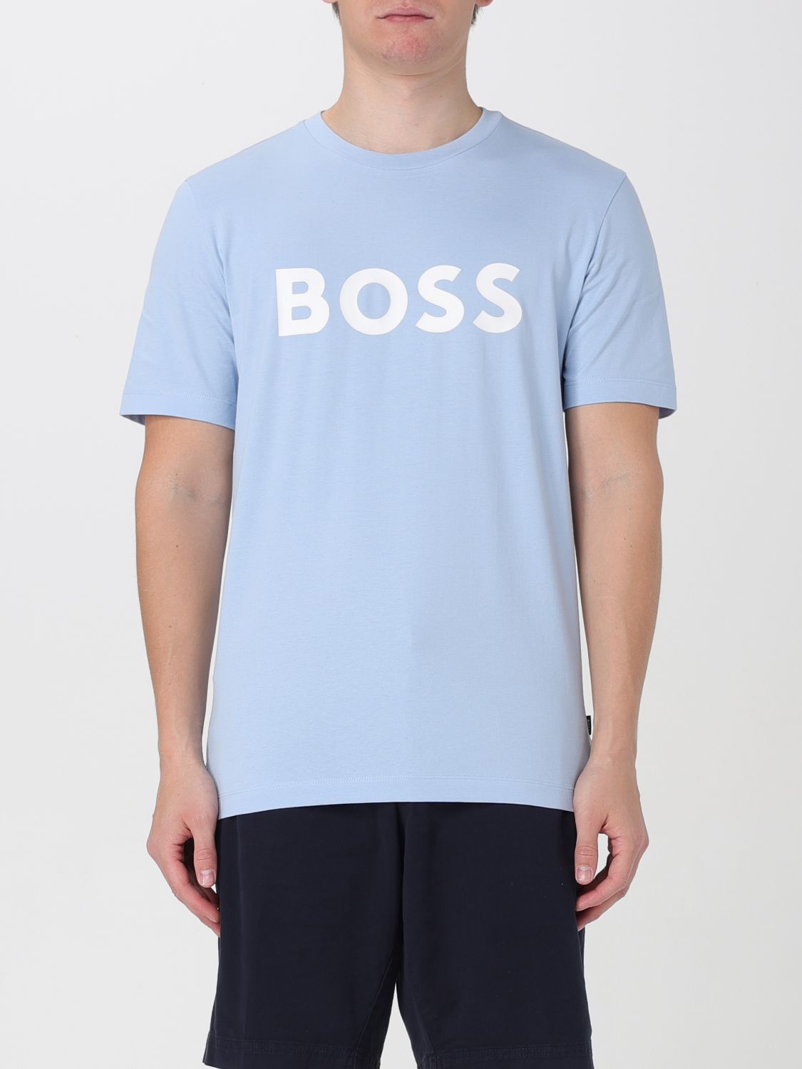 BOSS T-Shirt BOSS Men colour Sky Blue