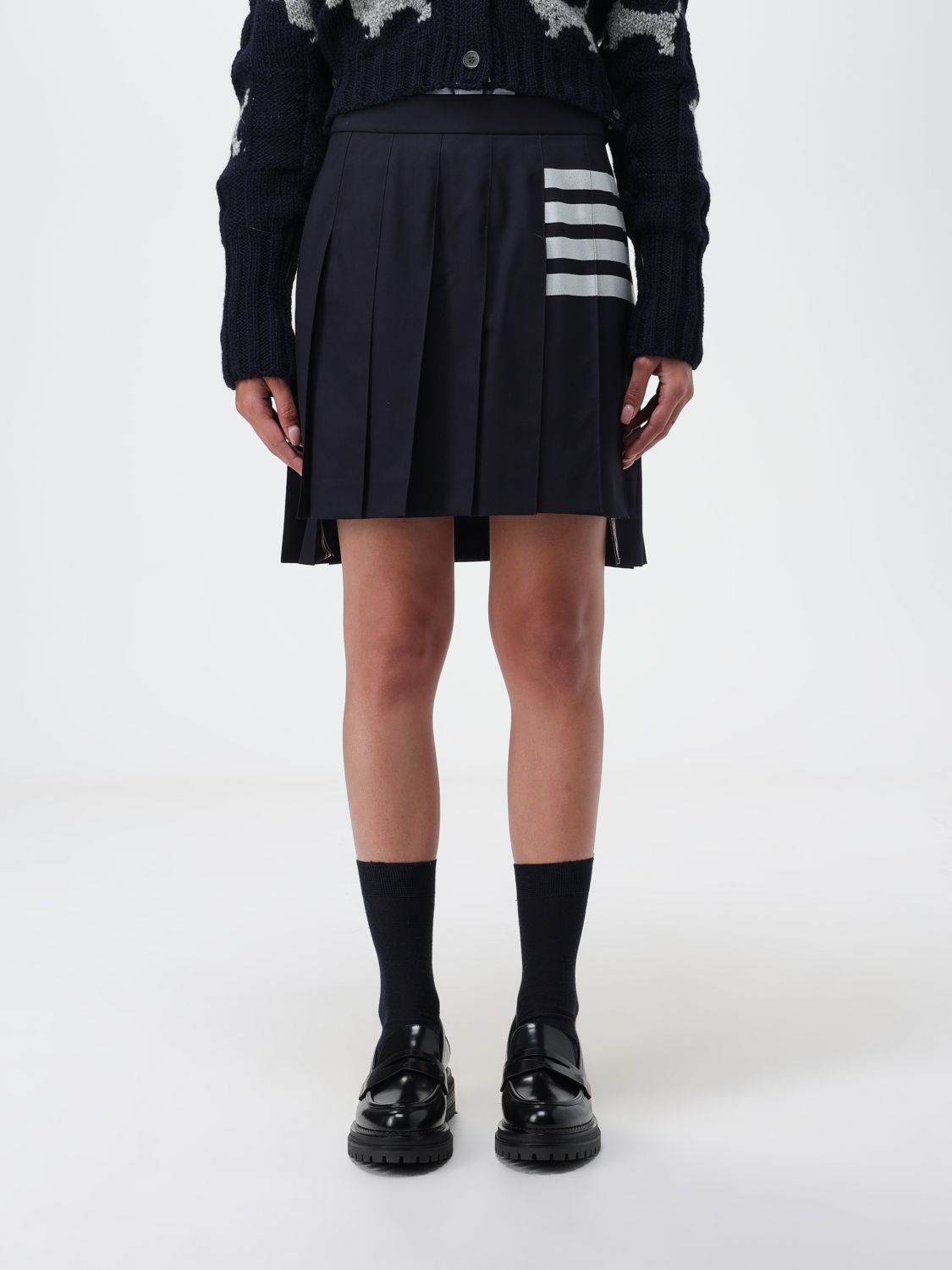 Thom Browne Skirt THOM BROWNE Woman colour Blue