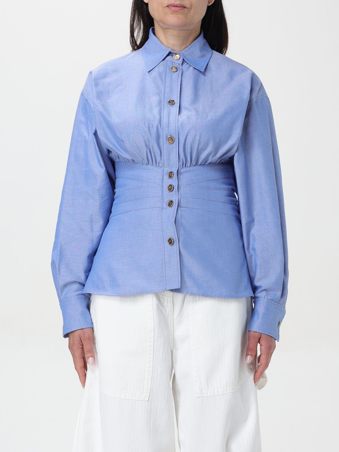 Etro Shirt ETRO Woman color Gnawed Blue