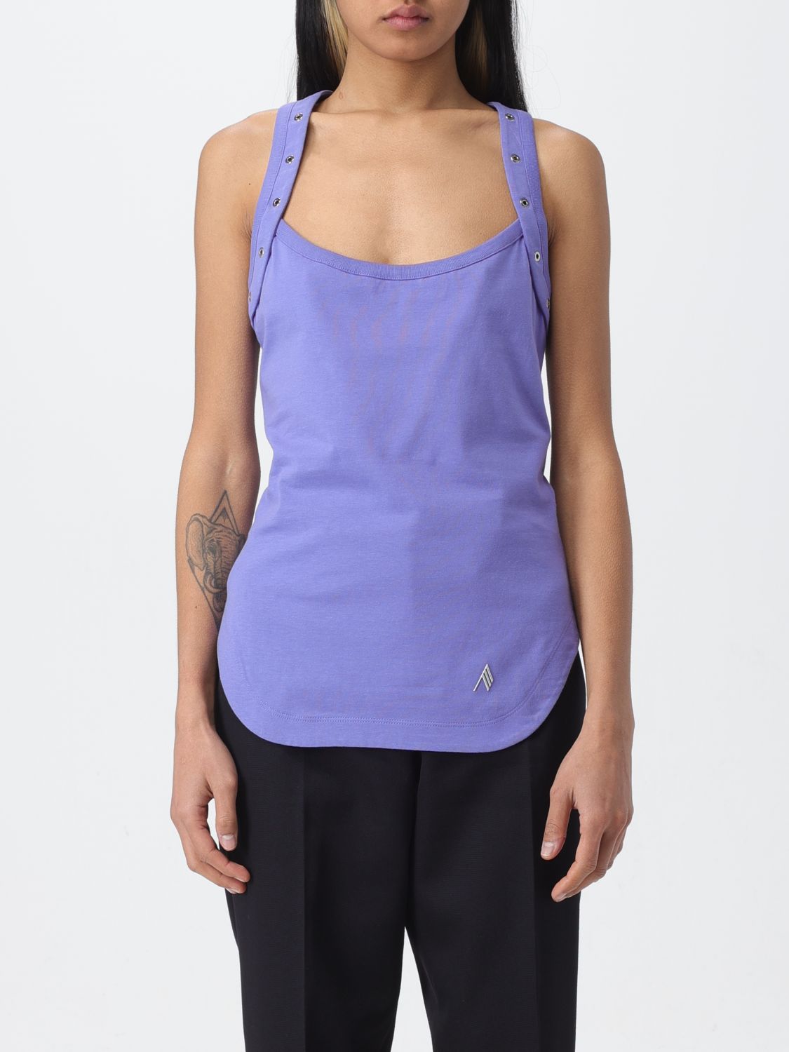 The Attico Top THE ATTICO Woman colour Lilac