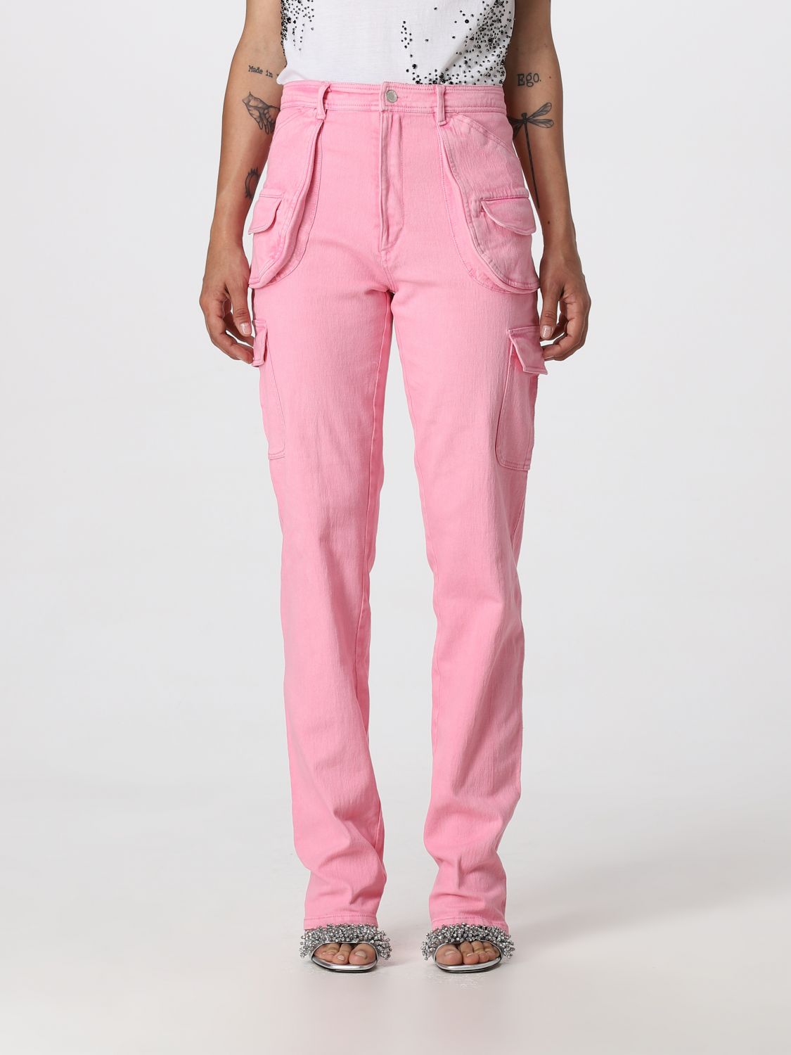 Des Phemmes Trousers DES PHEMMES Woman colour Pink