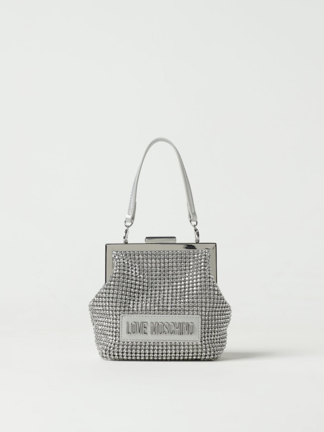 Love Moschino Mini Bag LOVE MOSCHINO Woman colour Silver